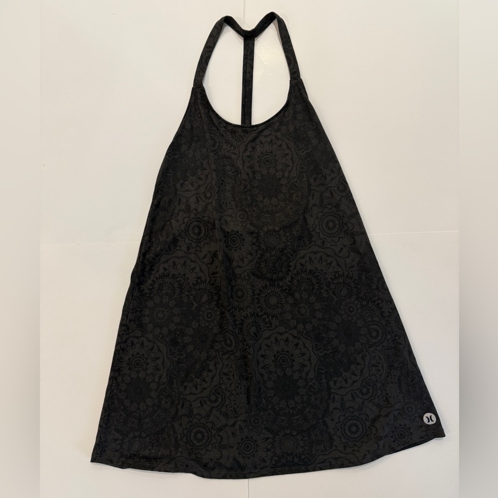 Hurley x Nike Dri-FIT Cover Up Dress Size M – Black Floral Racerback